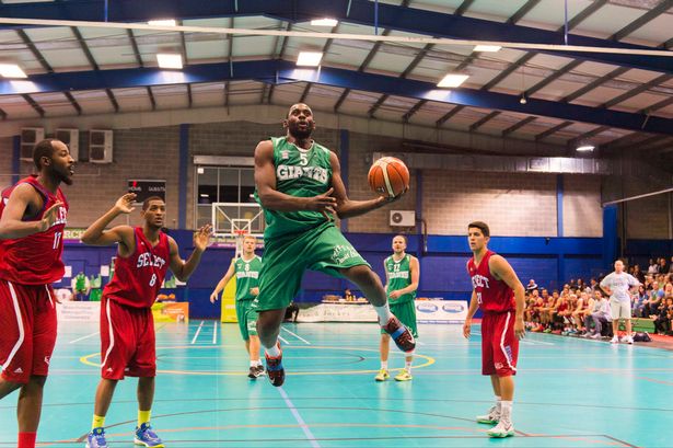 Olu Babalola in action against the USA Select. Pic: JACK HINDS